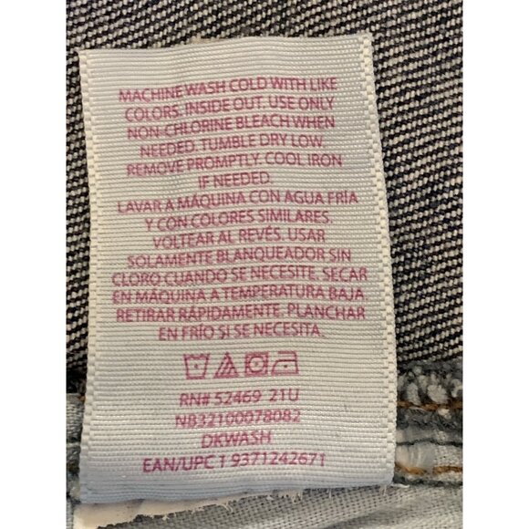 No Boundaries Womens Mid-Rise Distressed Denim Jeans Size 17 - Picture 11 of 11